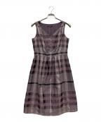 BURBERRY LONDONバーバリーロンドン）の古着「ノースリーブワンピース」｜バイオレット