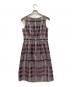 BURBERRY LONDON (バーバリーロンドン) ノースリーブワンピース バイオレット サイズ:38：5000円