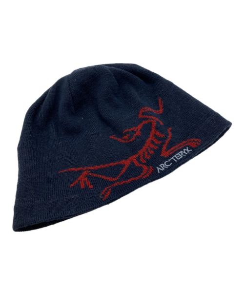 ARC'TERYX（アークテリクス）ARC'TERYX (アークテリクス) ニット帽 ネイビー×レッドの古着・服飾アイテム
