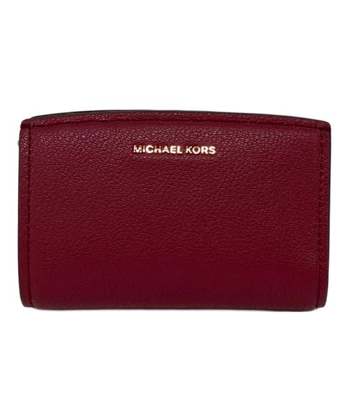 MICHAEL KORS（マイケルコース）MICHAEL KORS (マイケルコース) 2つ折り財布 レッドの古着・服飾アイテム