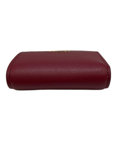 MICHAEL KORS（マイケルコース）MICHAEL KORS (マイケルコース) 2つ折り財布 レッドの古着・服飾アイテム