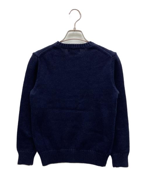 POLO RALPH LAUREN（ポロ・ラルフローレン）POLO RALPH LAUREN (ポロ・ラルフローレン) 厚手ニット ネイビー サイズ:Mの古着・服飾アイテム