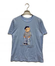 POLO RALPH LAUREN（ポロ・ラルフローレン）の古着「半袖Tシャツ」｜スカイブルー