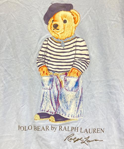 POLO RALPH LAUREN（ポロ・ラルフローレン）POLO RALPH LAUREN (ポロ・ラルフローレン) 半袖Tシャツ スカイブルー サイズ:XSの古着・服飾アイテム