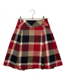 BLUE LABEL CRESTBRIDGE（ブルーレーベルクレストブリッジ）の古着「チェックスカート」｜マルチカラー