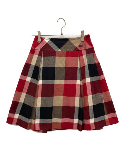 BLUE LABEL CRESTBRIDGE（ブルーレーベルクレストブリッジ）BLUE LABEL CRESTBRIDGE (ブルーレーベルクレストブリッジ) チェックスカート マルチカラー サイズ:38の古着・服飾アイテム