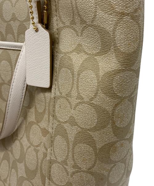 COACH（コーチ）COACH (コーチ) 2WAYバッグ ベージュの古着・服飾アイテム