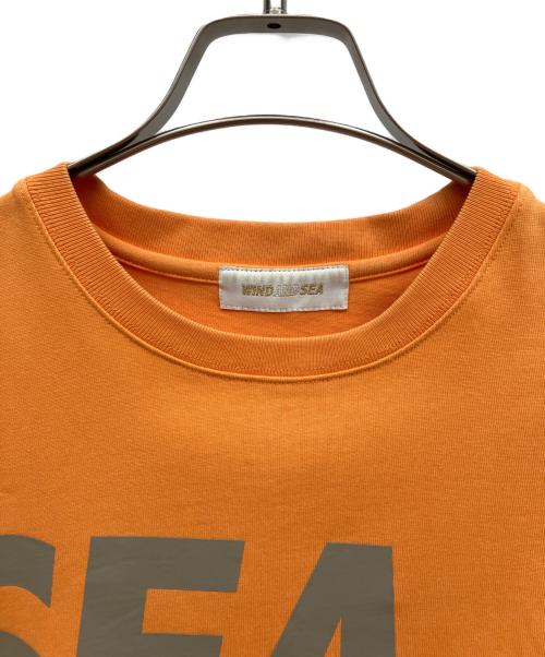 WIND AND SEA（ウィンダンシー）WIND AND SEA (ウィンダンシー) 半袖カットソー オレンジ サイズ:Lの古着・服飾アイテム