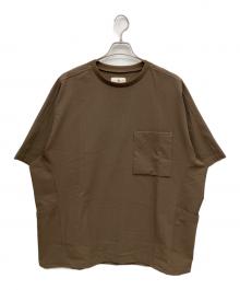 Snow peak（スノーピーク）の古着「半袖カットソー」｜ブラウン