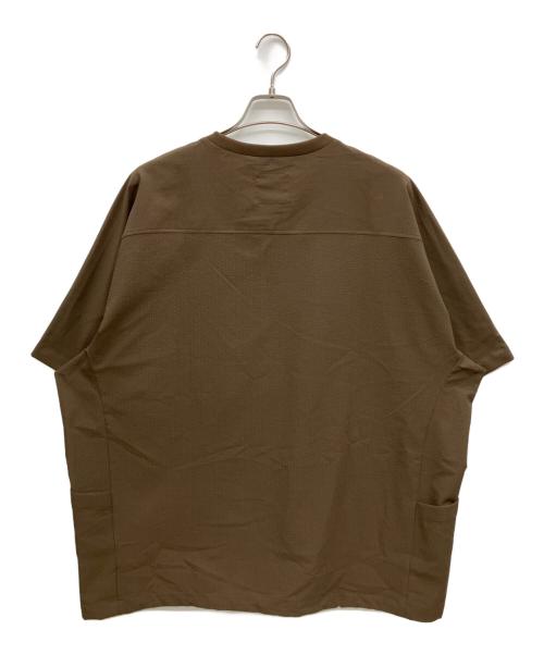 Snow peak（スノーピーク）Snow peak (スノーピーク) 半袖カットソー ブラウン サイズ:XLの古着・服飾アイテム