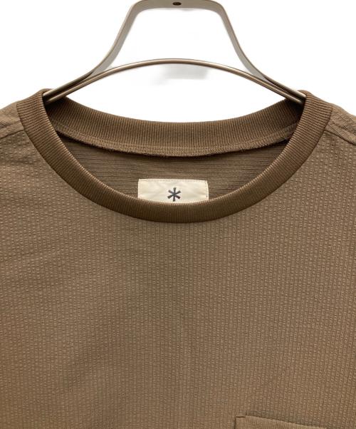 Snow peak（スノーピーク）Snow peak (スノーピーク) 半袖カットソー ブラウン サイズ:XLの古着・服飾アイテム