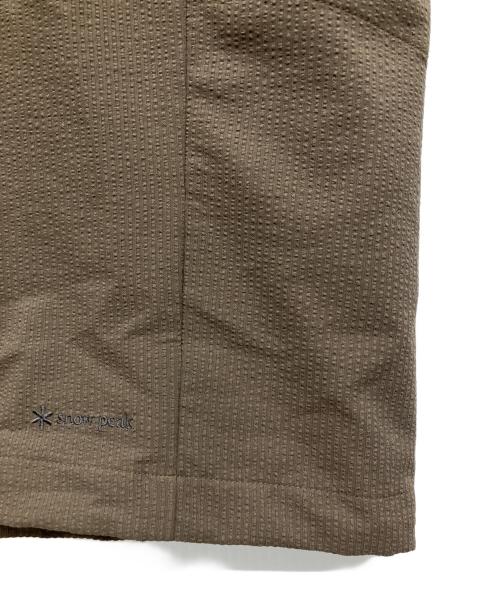 Snow peak（スノーピーク）Snow peak (スノーピーク) 半袖カットソー ブラウン サイズ:XLの古着・服飾アイテム