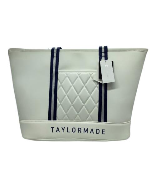 TaylorMade（テーラーメイド）TaylorMade (テーラーメイド) ゴルフウィルシャートートバッグ ホワイト×ネイビー 未使用品の古着・服飾アイテム
