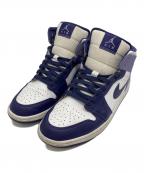 NIKEナイキ）の古着「ハイカットスニーカー」｜パープル×ホワイト