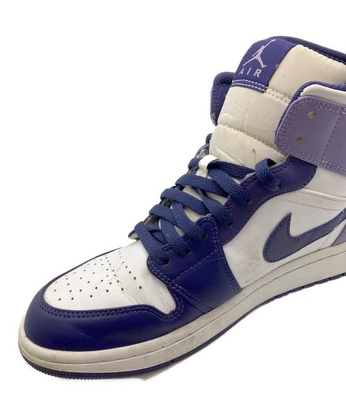 NIKE（ナイキ）NIKE (ナイキ) ハイカットスニーカー パープル×ホワイト サイズ:28cmの古着・服飾アイテム