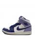 NIKE (ナイキ) ハイカットスニーカー パープル×ホワイト サイズ:28cm：7000円