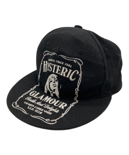 Hysteric Glamour（ヒステリックグラマー）Hysteric Glamour (ヒステリックグラマー) キャップ ブラック サイズ:FREEの古着・服飾アイテム
