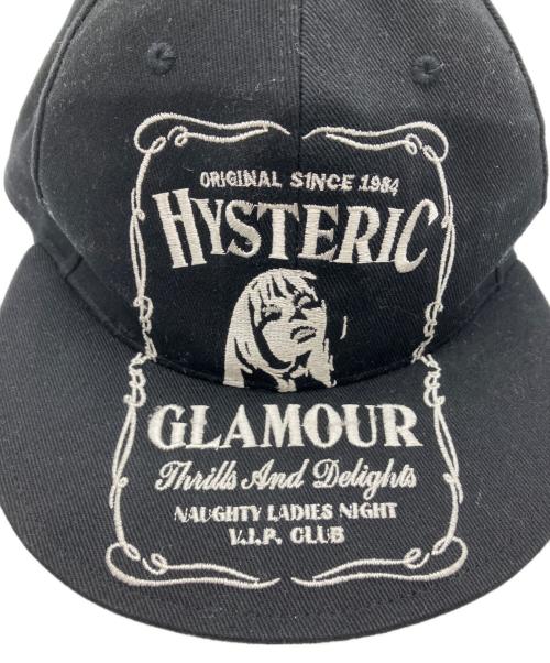 Hysteric Glamour（ヒステリックグラマー）Hysteric Glamour (ヒステリックグラマー) キャップ ブラック サイズ:FREEの古着・服飾アイテム