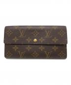 LOUIS VUITTONルイ ヴィトン）の古着「長財布」｜ブラウン