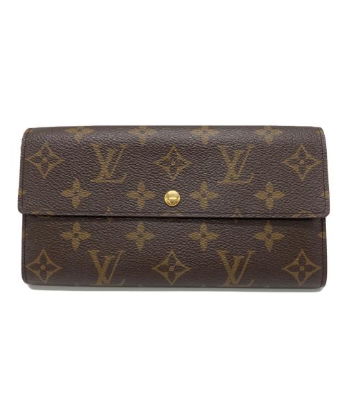 LOUIS VUITTON（ルイ ヴィトン）LOUIS VUITTON (ルイ ヴィトン) 長財布 ブラウンの古着・服飾アイテム