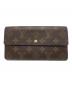 LOUIS VUITTON（ルイ ヴィトン）の古着「長財布」｜ブラウン