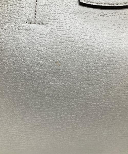 Kate Spade（ケイトスペード）Kate Spade (ケイトスペード) 2WAYバッグ ホワイト×ブラウンの古着・服飾アイテム