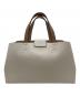 Kate Spade (ケイトスペード) 2WAYバッグ ホワイト×ブラウン：8000円