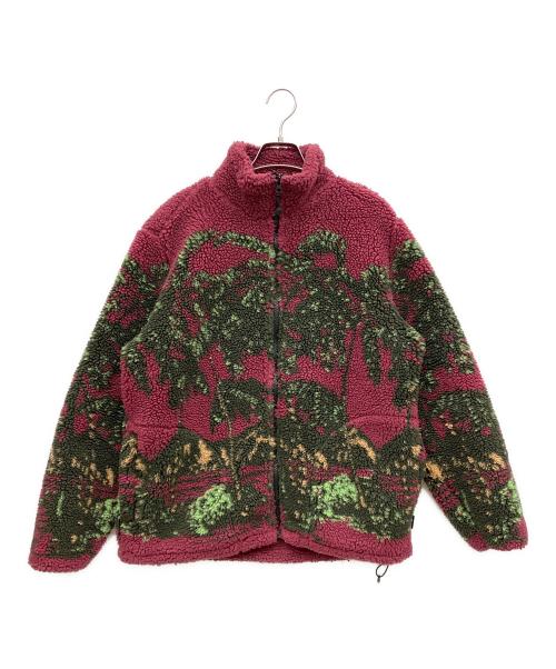 stussy（ステューシー）stussy (ステューシー) ジップボアジャケット パープル サイズ:sの古着・服飾アイテム
