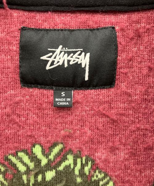 stussy（ステューシー）stussy (ステューシー) ジップボアジャケット パープル サイズ:sの古着・服飾アイテム