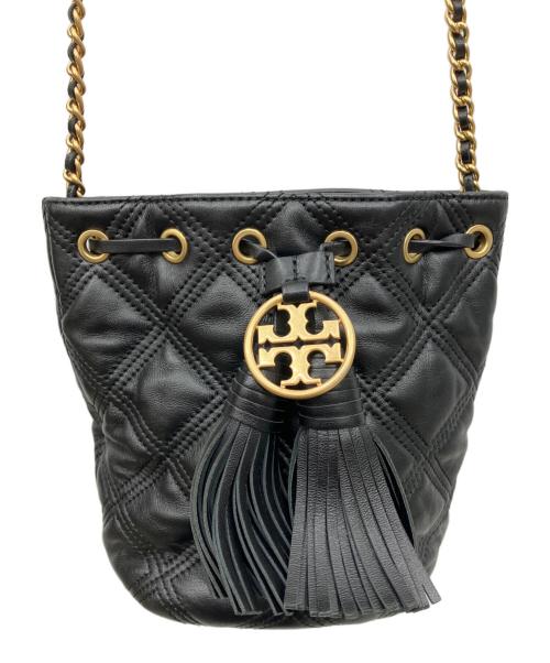 TORY BURCH（トリーバーチ）TORY BURCH (トリーバーチ) チェーンショルダーバッグ ブラックの古着・服飾アイテム