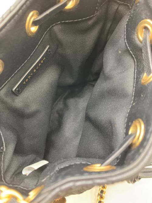 TORY BURCH（トリーバーチ）TORY BURCH (トリーバーチ) チェーンショルダーバッグ ブラックの古着・服飾アイテム