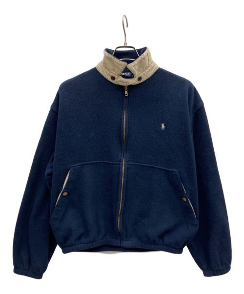 POLO RALPH LAUREN（ポロ・ラルフローレン）POLO RALPH LAUREN (ポロ・ラルフローレン) フリースジャケット ネイビー サイズ:Mの古着・服飾アイテム