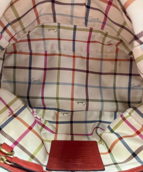 COACH（コーチ）COACH (コーチ) ハンドバッグ ピンクの古着・服飾アイテム