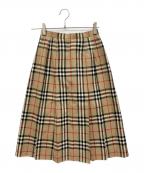 Burberry'sバーバリーズ）の古着「ノヴァチェックスカート」｜ベージュ