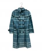 BURBERRY LONDONバーバリーロンドン）の古着「トレンチコート」｜エメラルドグリーン