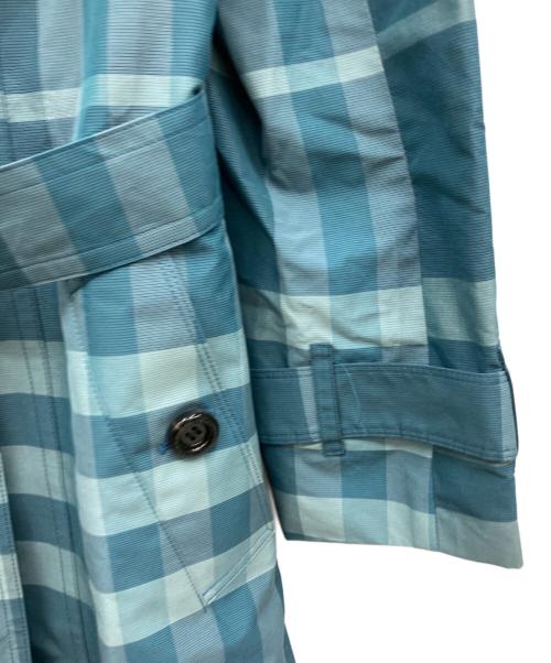 BURBERRY LONDON（バーバリーロンドン）BURBERRY LONDON (バーバリーロンドン) トレンチコート エメラルドグリーン サイズ:40の古着・服飾アイテム