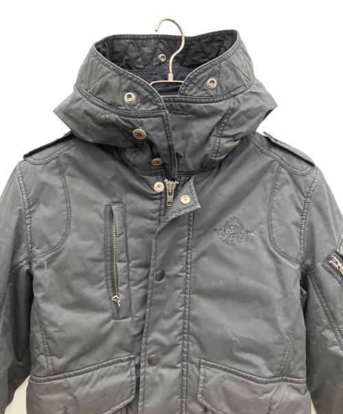 DIESEL（ディーゼル）DIESEL (ディーゼル) ミリタリージャケット ブラック サイズ:Sの古着・服飾アイテム