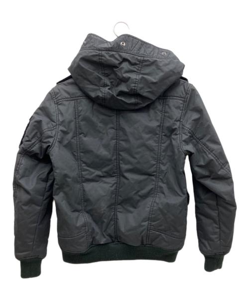 DIESEL（ディーゼル）DIESEL (ディーゼル) ミリタリージャケット ブラック サイズ:Sの古着・服飾アイテム