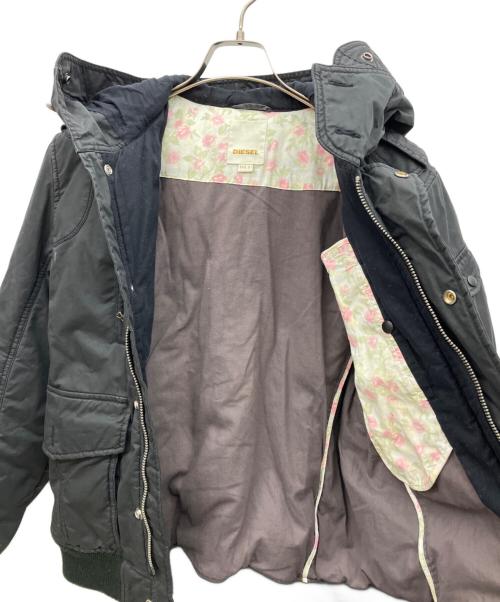 DIESEL（ディーゼル）DIESEL (ディーゼル) ミリタリージャケット ブラック サイズ:Sの古着・服飾アイテム