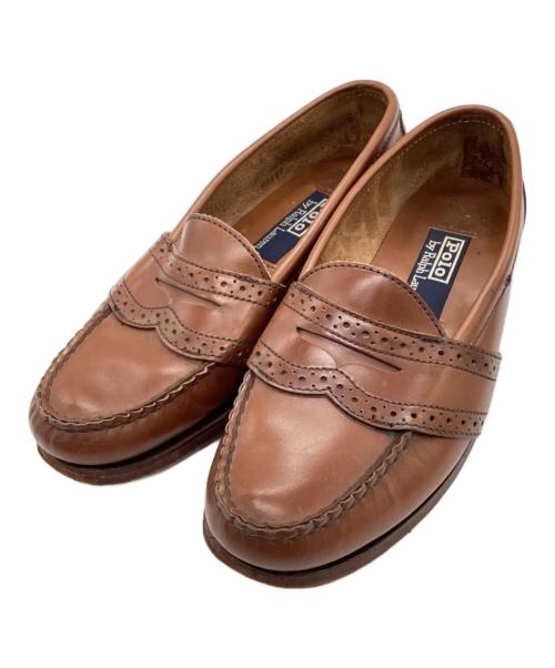 POLO RALPH LAUREN（ポロ・ラルフローレン）POLO RALPH LAUREN (ポロ・ラルフローレン) ペニーローファー ブラウン サイズ:7の古着・服飾アイテム