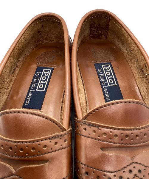 POLO RALPH LAUREN（ポロ・ラルフローレン）POLO RALPH LAUREN (ポロ・ラルフローレン) ペニーローファー ブラウン サイズ:7の古着・服飾アイテム
