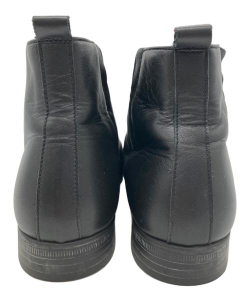 travel shoes by chausser（トラベルシューズバイショセ）TRAVEL SHOES by chausser (トラベルシューズバイショセ) レザーブーツ ブラック サイズ:40の古着・服飾アイテム