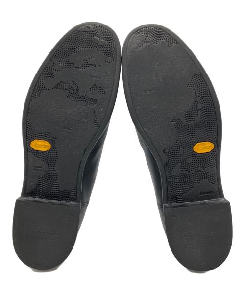 travel shoes by chausser（トラベルシューズバイショセ）TRAVEL SHOES by chausser (トラベルシューズバイショセ) レザーブーツ ブラック サイズ:40の古着・服飾アイテム