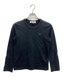 PLAY COMME des GARCONS（プレイコムデギャルソン）の古着「長袖カットソー」｜ブラック