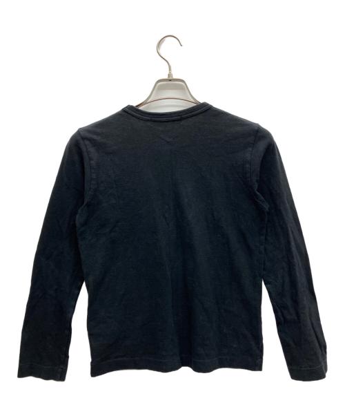 PLAY COMME des GARCONS（プレイコムデギャルソン）PLAY COMME des GARCONS (プレイコムデギャルソン) 長袖カットソー ブラック サイズ:Mの古着・服飾アイテム