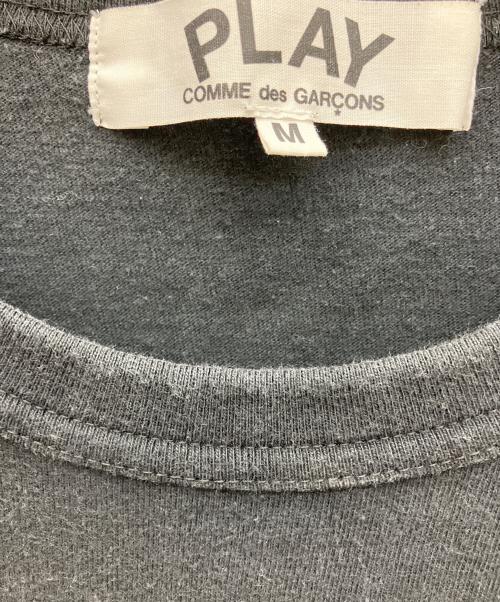 PLAY COMME des GARCONS（プレイコムデギャルソン）PLAY COMME des GARCONS (プレイコムデギャルソン) 長袖カットソー ブラック サイズ:Mの古着・服飾アイテム