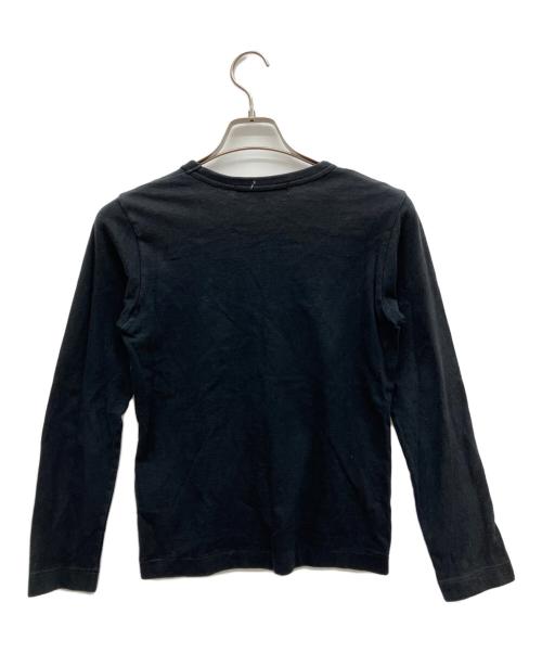 PLAY COMME des GARCONS（プレイコムデギャルソン）PLAY COMME des GARCONS (プレイコムデギャルソン) 長袖カットソー ブラック サイズ:Sの古着・服飾アイテム