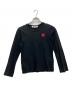 PLAY COMME des GARCONS（プレイコムデギャルソン）の古着「長袖カットソー」｜ブラック