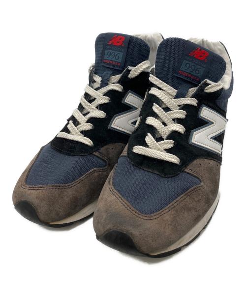 NEW BALANCE（ニューバランス）NEW BALANCE (ニューバランス) スニーカー ネイビー×グレー サイズ:27cmの古着・服飾アイテム