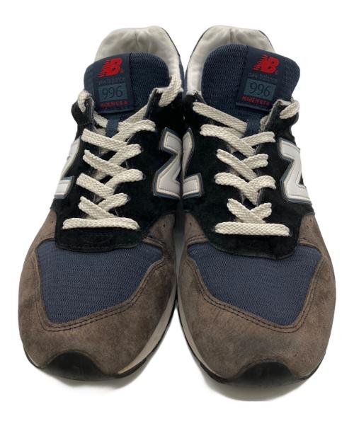 NEW BALANCE（ニューバランス）NEW BALANCE (ニューバランス) スニーカー ネイビー×グレー サイズ:27cmの古着・服飾アイテム
